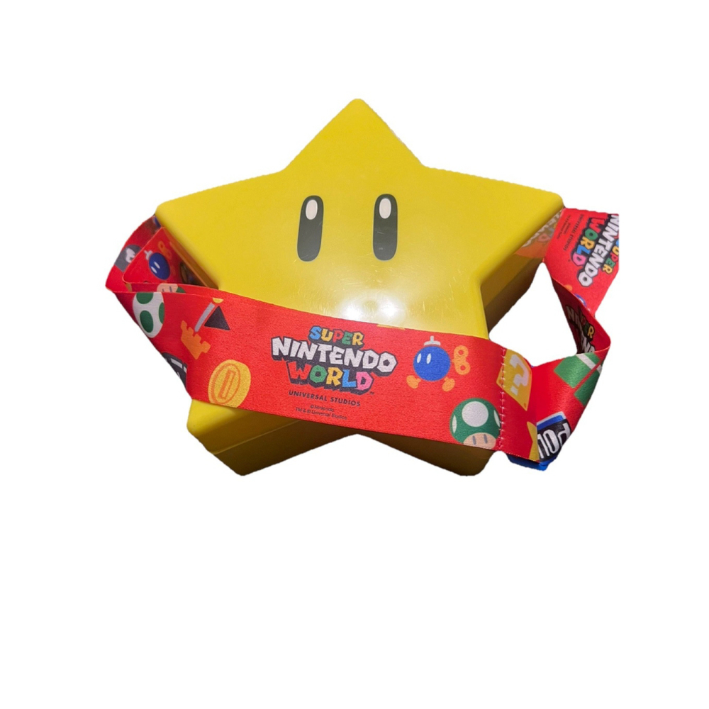 Super Nintendo World Universal Studios Star Popcorn Bucket Souvenir Works